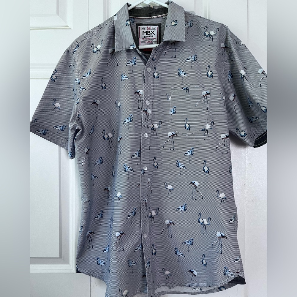 MBX Denim Wear slim fit shirt size XL
